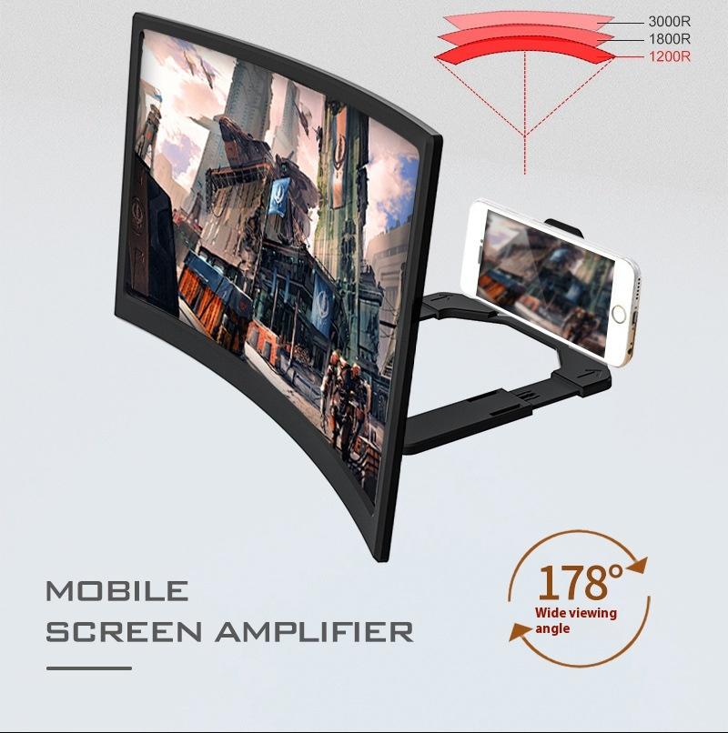 14-Inch Universal Plastic TV & Smartphone Screen Amplifier - with Audio Enhancement for Phones & Electronics