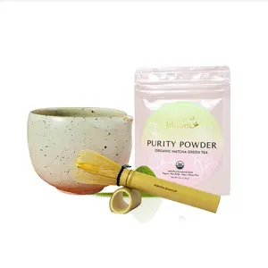 At-Home Bundle Set (Matcha Purity Powder + Mini Whisk + Matcha Bowl)