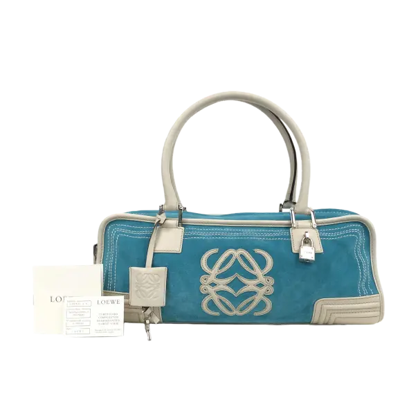 Pre-owned Loewe Suede Shoulder Bags 13.78'' R4199 Shoulder Bag C1363182367 0710 T5 Qiqi