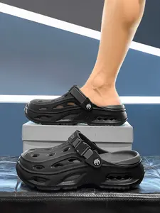 Men's Fashion Sandals 2026 Spring Summer New Arrival, Thick Sole Platform Flip Flops, Outdoor Closed-Toe Slippers for Men
