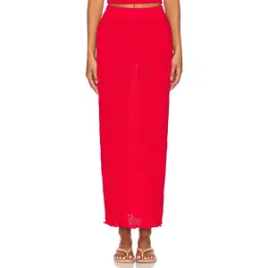 SNDYS x REVOLVE Josefina Skirt in Red