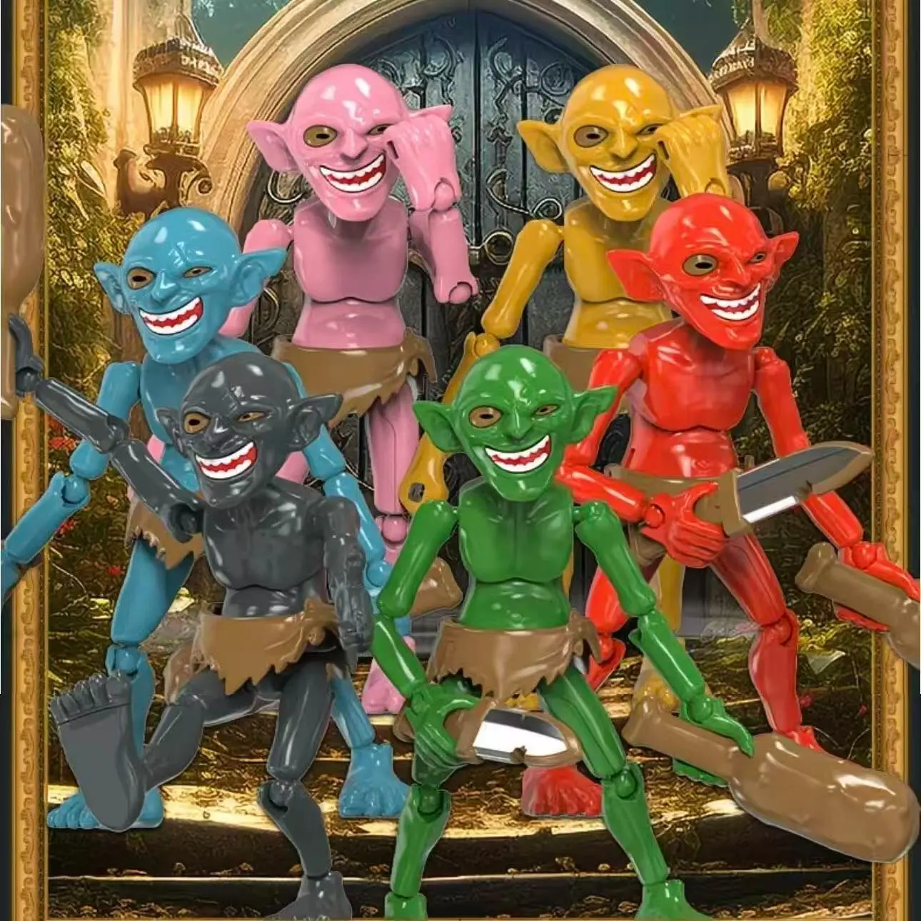 T13 Action Figure Full Joint Movable Goblin Model, Multi-Color