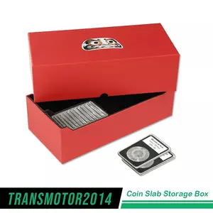 CROSSDESIGN 1PC Coin Slab Storage Box Fit For Intercept Shield 50 Intercept PCGS NGC Coin Holder