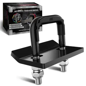 AUTMATCH Hitch Tightener Anti-Rattle Clamp, Heavy Duty Hitch Stabilizer for 1.25" to 2" and 2.5" Trailer Hitches, Rubber Isolator and Anti-Rust Double Coating Protective