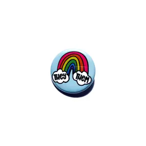 1.25” Rainbow & Cloud Pronoun Buttons
