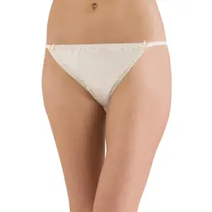 INTIMO Womens Classic Silk String Bikini