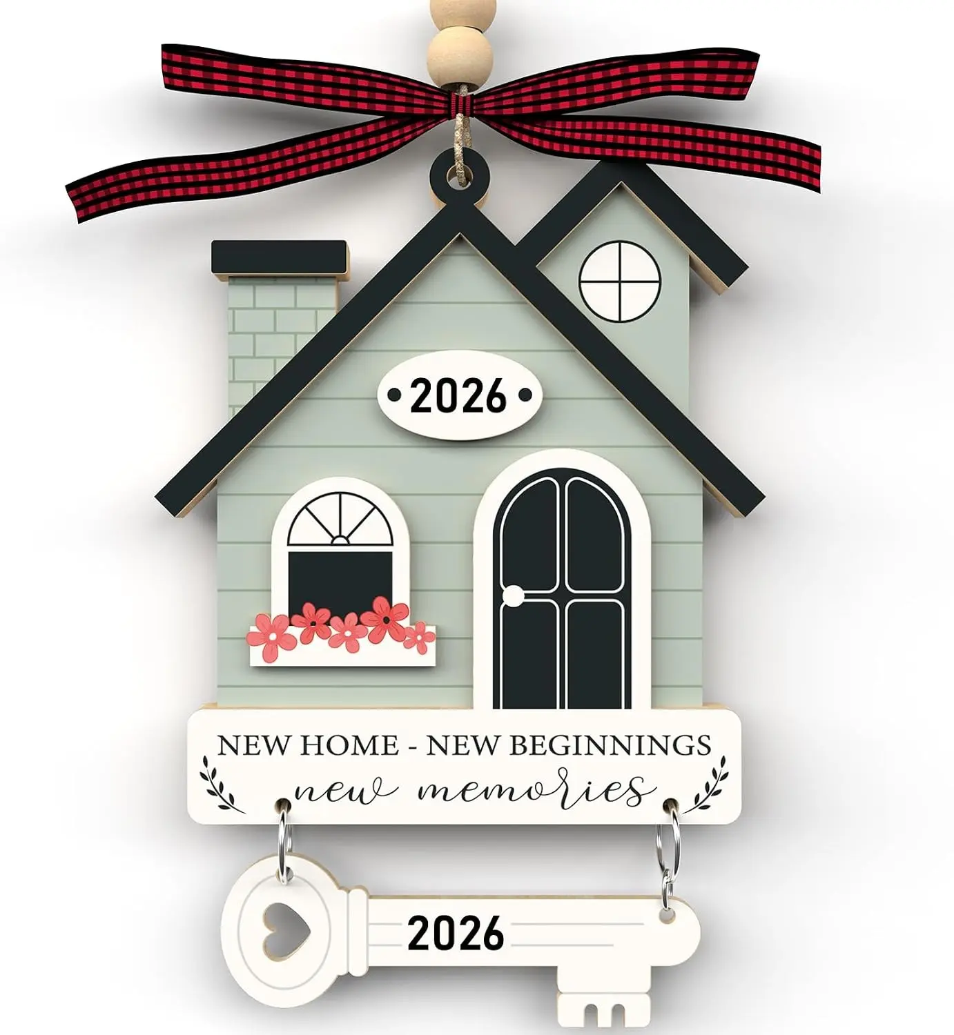 2025 New Home Ornament, Housewarming Gifts for First New Home, Ideal House Warming Gifts for Couple New House Owners, First Home Christmas Ornament 2025