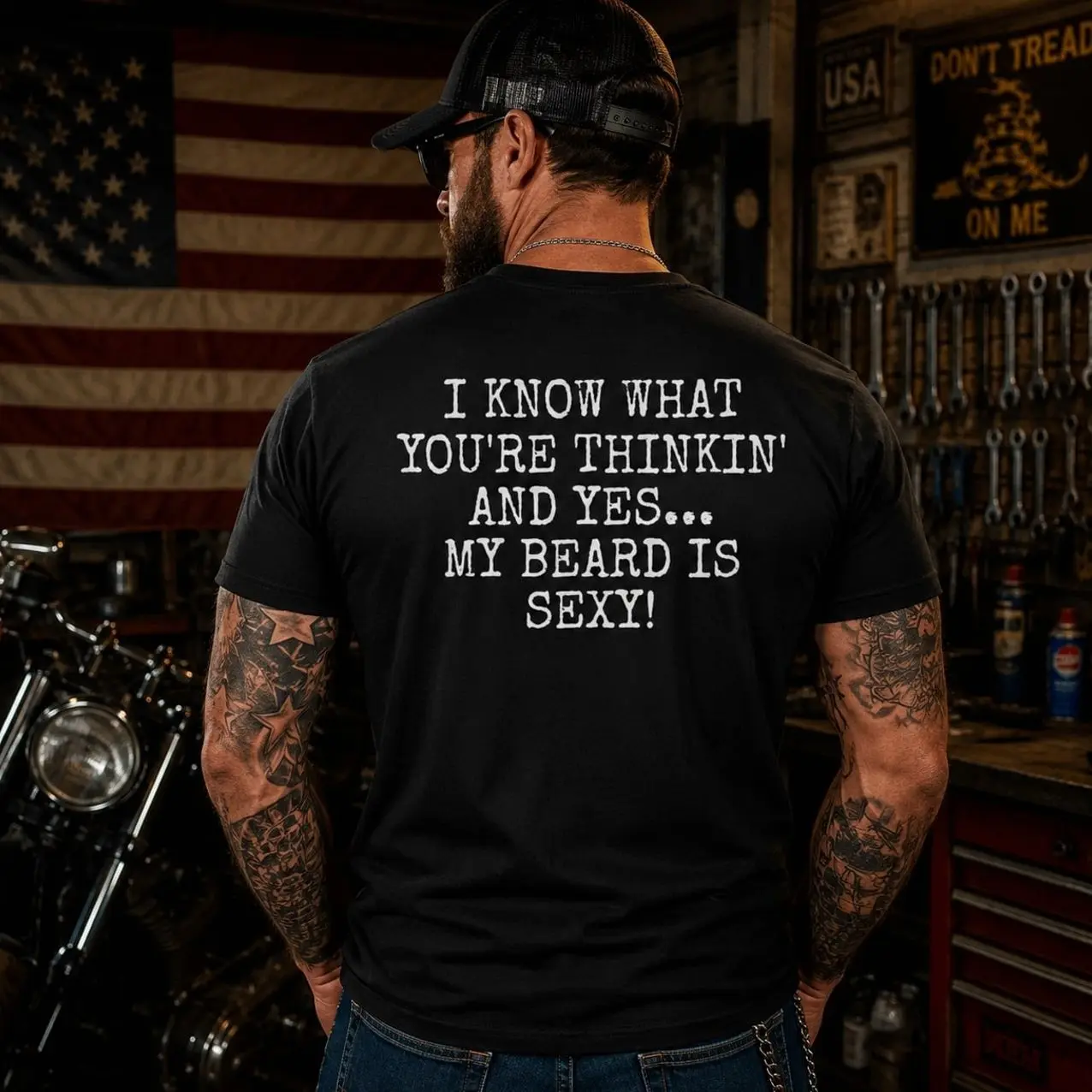 My Beard Is Sexy Funny Bearded Guy T-Shirt