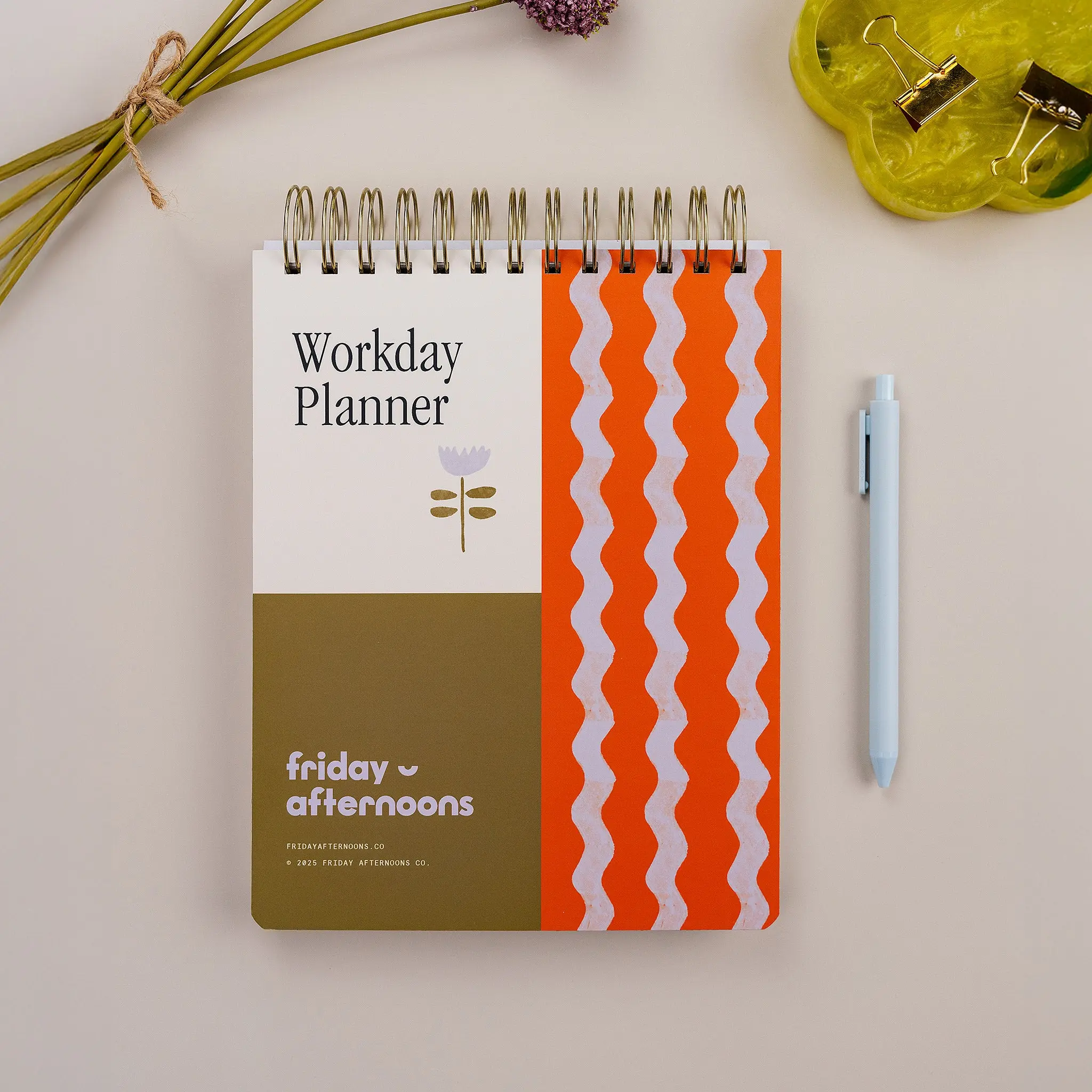 Tulip Wave Daily Planner for Work – The Workday Planner