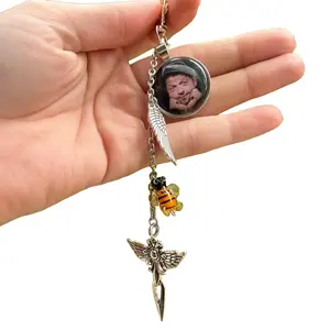 Misha/Castiel keychain