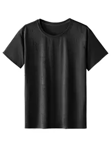 Men's Regular Fit Letter Embossed Tee, Casual Short Sleeve Crew Neck T-shirt for Summer, Fashion Men's Top for Daily Wear