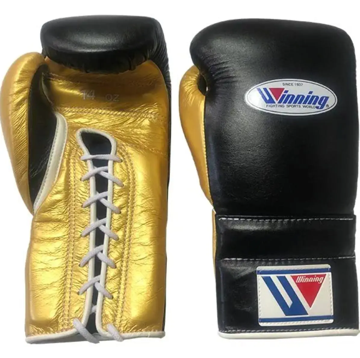 Winning MS600 16oz Pro Boxing Gloves(Black/Gold)