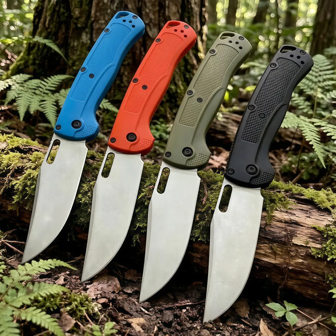 Folding knife made from high-hardness steel—an essential carry tool for outdoor camping, driving, and fishing; an ideal gift.