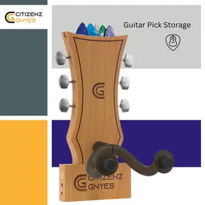 CITIZENZ GNYES Guitar Wall Stand with Multicolored LED Lights – CG06 AXE