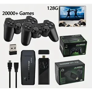 64G M8 Retro Game Stick 4K HDMI Output Wireless Controller 20000+ Games Console