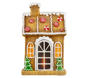Northlight 14" LED Gingerbread House Christmas Decor