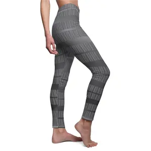 Black Carbon Fiber All Over Print 3D Legging