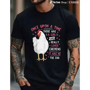 Charming Chicken Lover T-Shirt – 100% Cotton Funny Farm Animal Hen Tee