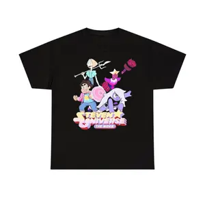 Vintage Steven Universe The Movie Graphic Tee, Movie Poster Design, Cartoon Show Character Artwork, Menswear Womenswear Top, Animated Series Apparel