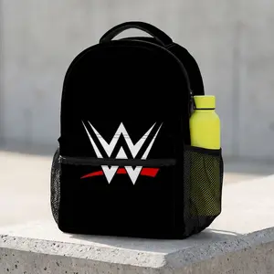 WWE Trending Cute Cartoon Laptop Backpack | Aesthetic Print Travel Daypack | Durable Lightweight Schoolbag Bookbag for Men & Women
