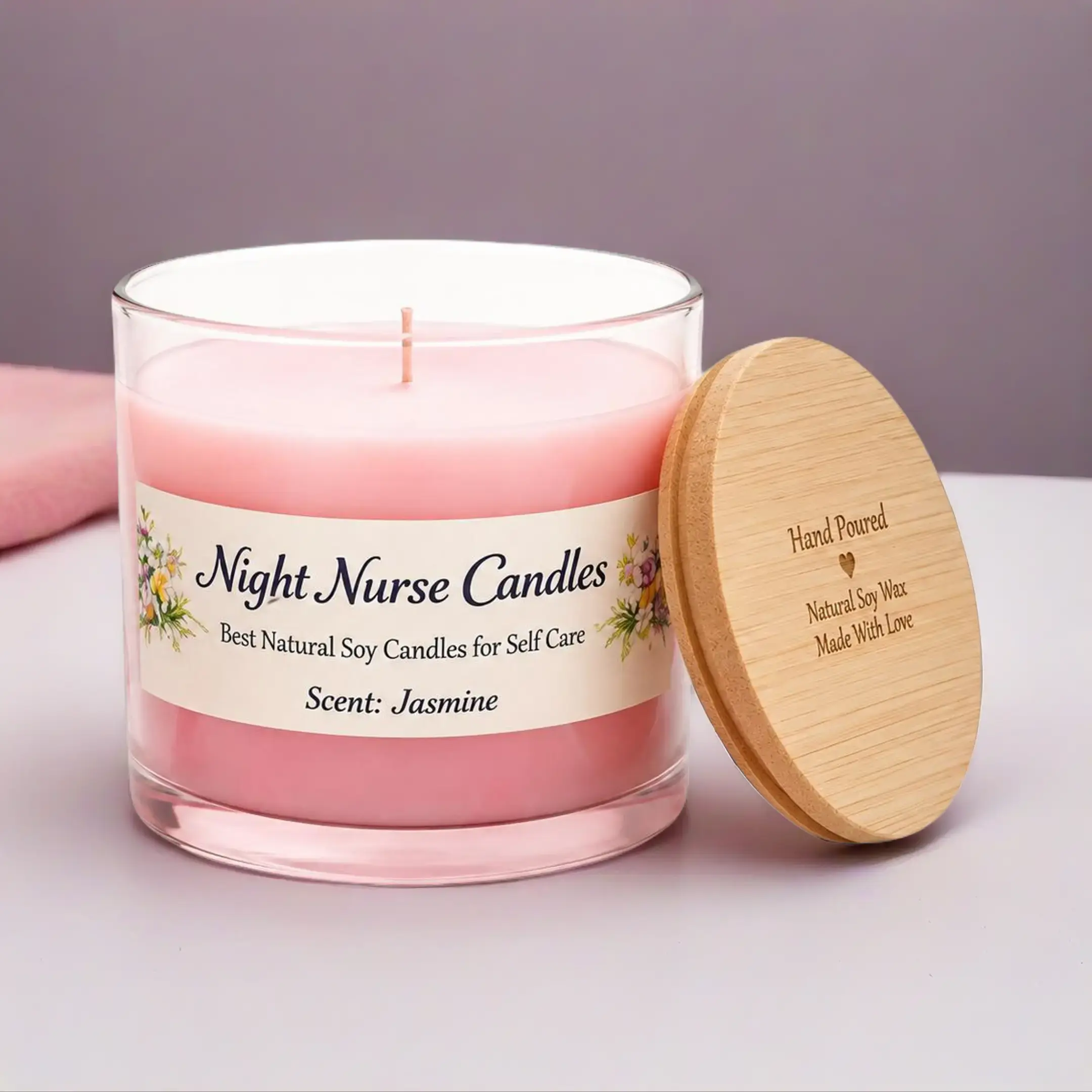Sunkissed Jasmine Scented Candle, Summer Collection, Home Decor Item, Ideal Gift for Home Decor Enthusiasts
