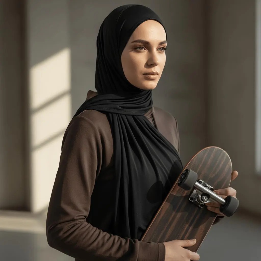 Premium Non-Slip Workout Hijab(MH196)