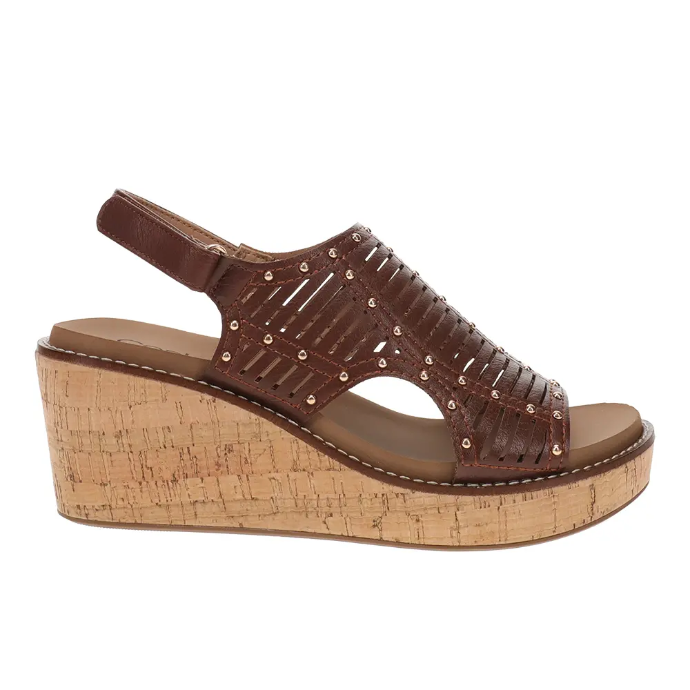 Corkys Womens Can We Go Slingback Casual Sandals Casual Mid Heel 2-3" - Brown