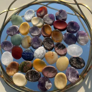 Intuitive Worry Stone Natural Crystal Assortment for Stress Relief