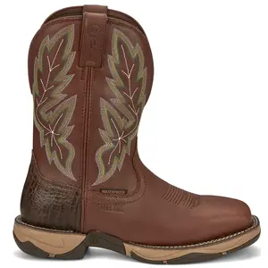 Tony Lama Mens Burgess 11 Inch Waterproof Steel Toe  Work/Duty - Brown