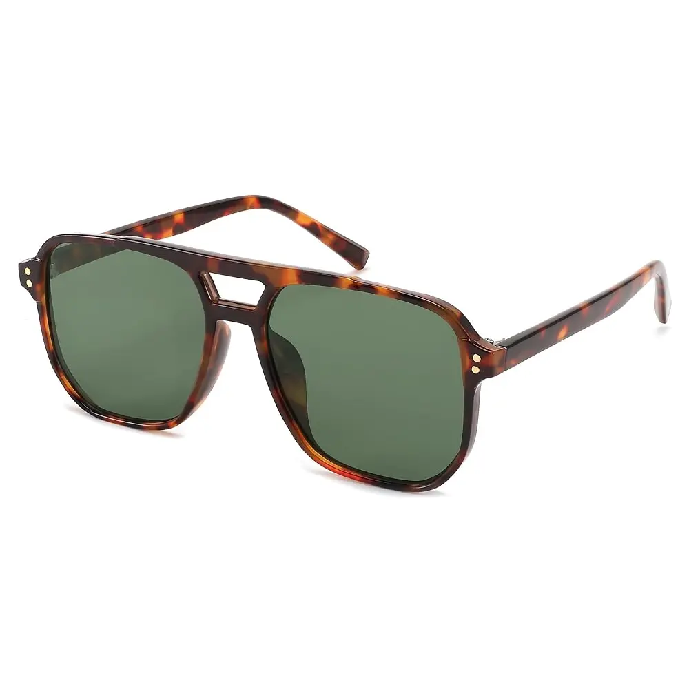Tortoise Frame/Dark Green Lens