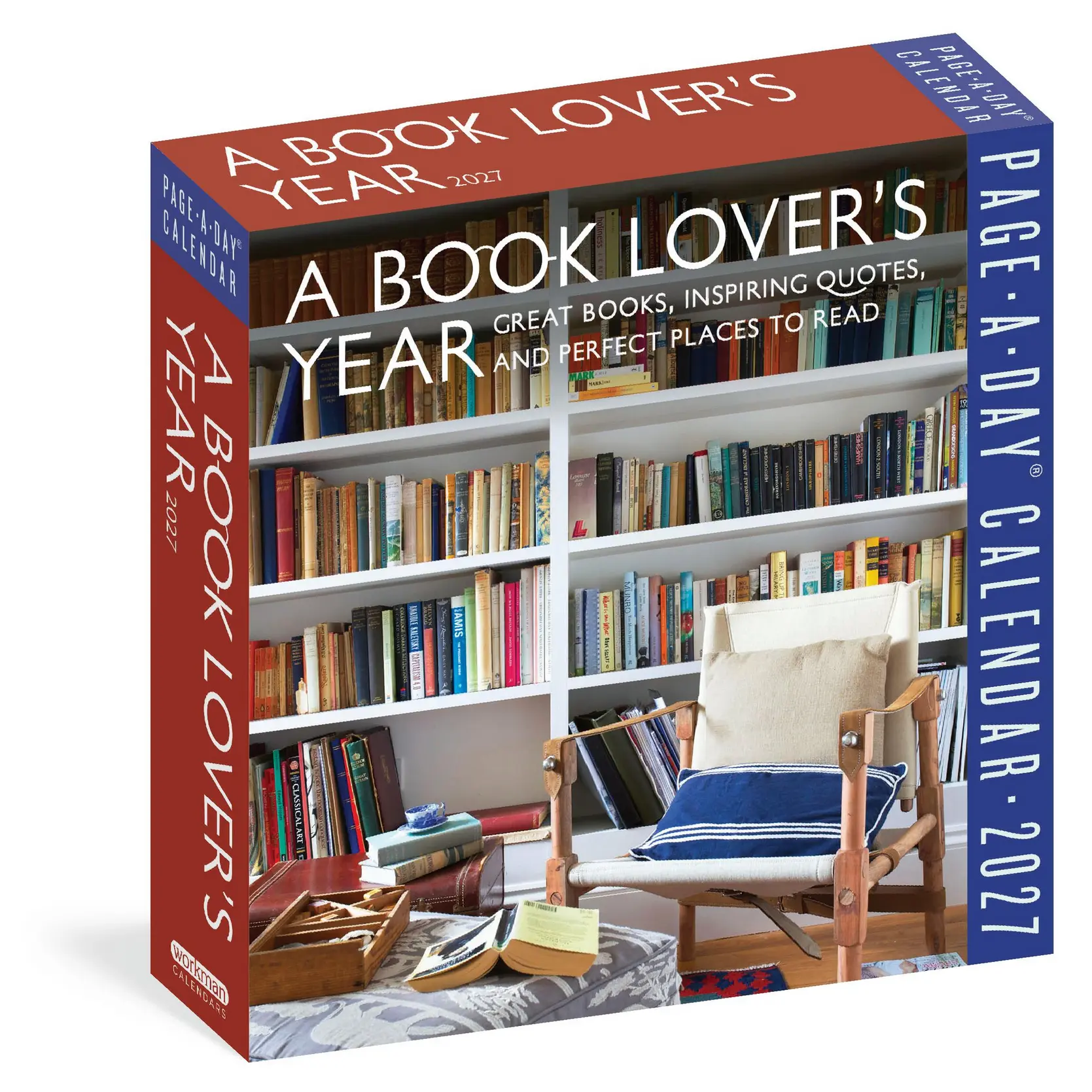 A Book Lover's Year Page-A-Day® Calendar 2027 by Workman Calendars
