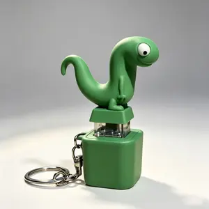 2026 New Rechargeable Lizard Keychain Toy. Equipped with sound and colorful light effects, this portable button toy helps relieve anxiety.