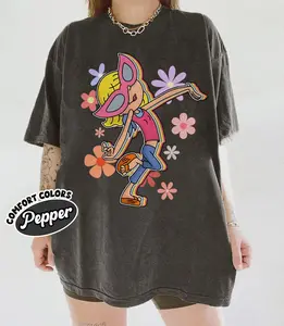 Cute Lizzie McGuire Shirt, Colorful Floral Lizzie McGuire Tee, Vacation Shirt, Girls Trip Shirt, Walt World