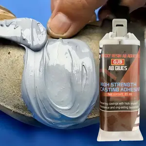 High-Strength Casting Glue, 1 Count Heat- and High-Temperature-Resistant Cold Welding Metal Repair Glue, Non-Toxic Waterproof Clear All Purpose Superglue, Suitable for Home and Office