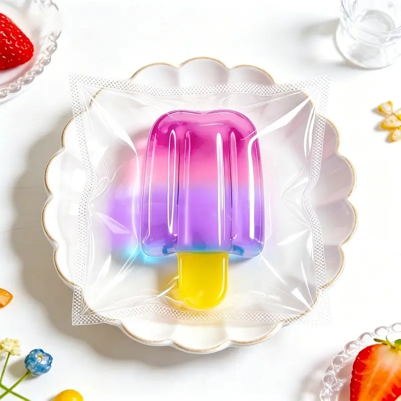 Popsicle Squishy Toys, Slow-Rising Gummy Squeeze Fidget Toys, Summer Soft Stretch Ice Pop Sensory Toys for Stress Relief, Stretchy Squishies for Party Favors, Stocking Stuffers and Kids' Daily Gifts