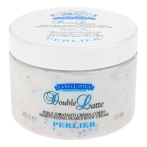 Perlier Double Latte Nourishing Pearl Body Cream 10.1 oz.