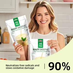 HiPlus Morning Boost Shake | Plant Protein + Vitamin C | Quick Breakfast for Busy Days | Vegan & Gluten-Free oil
