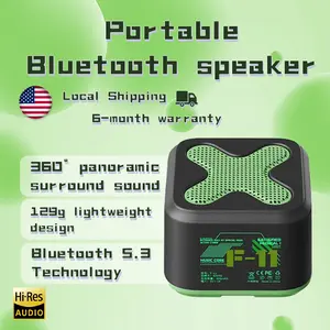 LEMISA's Bluetooth speaker for outdoor sports, compact speaker with heavy bass surround, two trendy male and female brand speakers that can be created, new Bluetooth speaker