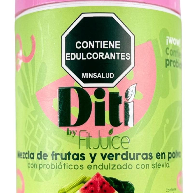 Posbion & Diti Jugo Verde Probioticos Contiene Edulcorantes y Probiotics for Colombia Natural Supplement with Probiotic Support for Digestive Health