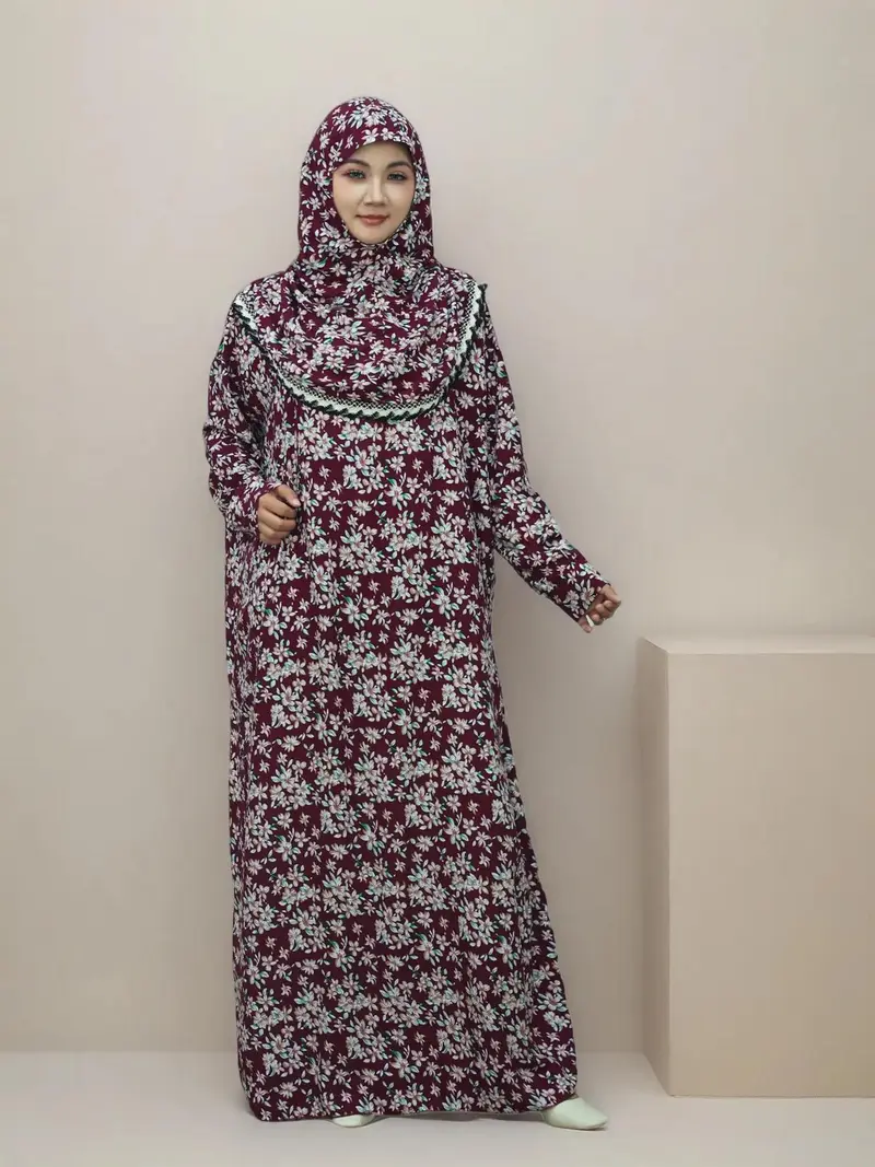 muslim lace dress style - TikTok Shop