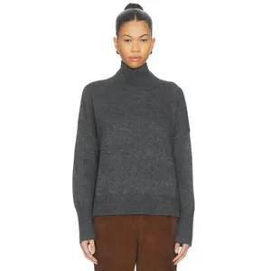 Elodie the Label Spence Turtleneck Sweater in Charcoal