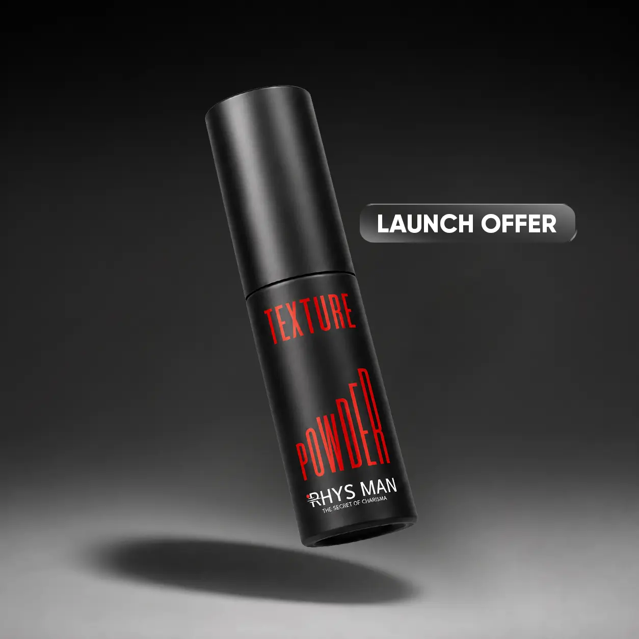 Rhys Man Texture Powder for Men - Volumizing Hair Styling Powder Spray for Natural Lift, Oil Absorption, Matte Finish, Lightweight, Long-Lasting Hold- Stocking Stuffers, Christmas Gift for Boys, Teens