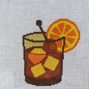 Ashley Evans Designs D-007 Stirred, Not Rushed – Hand Painted Old Fashioned Needlepoint Canvas