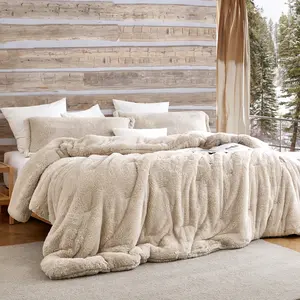Coma Inducer Oversized Comforter - The Original Plush - White Sand