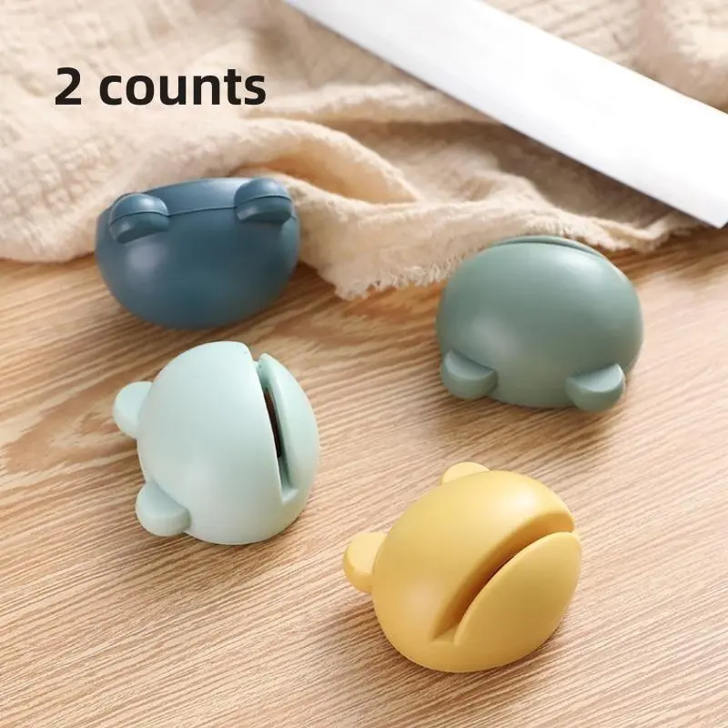 2-Piece Cartoon Frog Knife Sharpener Set, Portable Mini Sharpener for Kitchen and Outdoor Use, Ideal for Knives and Scissors