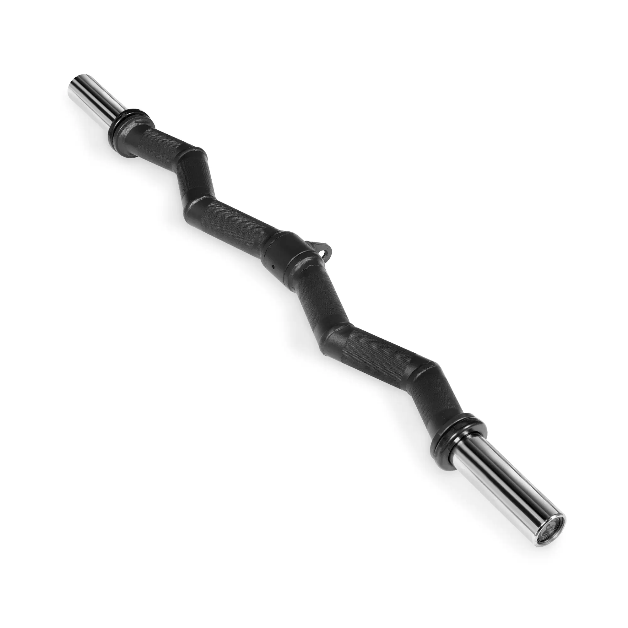 Bells of Steel Fat Weight Lifting Bar – Multifunctional Fitness Equipment, Olympic Curl Cable Attachment with Grip, Rotating Joint, Olympic Fit Workout & Strength Training Equipment