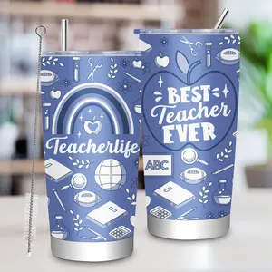 Gifts for Teacher from Students - 20 OZ Stainless Steel Tumbler Gifts for Teacher Appreciation Best Teacher Gifts, Teacher Appreciation Gifts, Teacher Birthday Gifts from Students - Back to School Gifts for Teacher