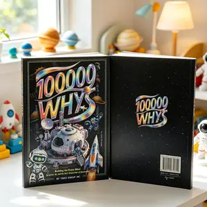 100000 WHYS-Unlock the Wonders of Science, AI and Future Technology for Young Minds robotics book, future innovators, stem curiosity book, jake wonder curious kid smart