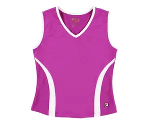 Fila Sleeveless V Neck Athletic Top Girls Active Shirts & Tees