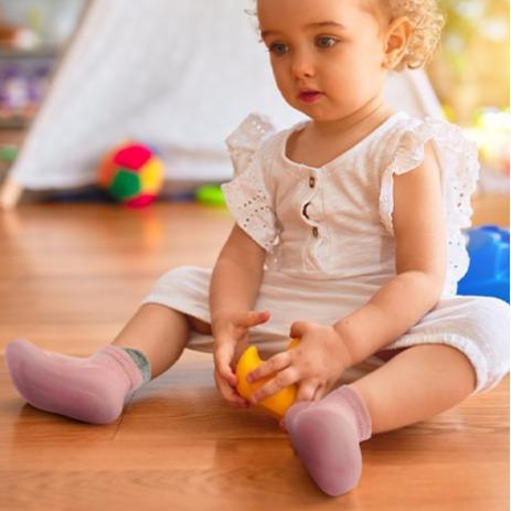 Baby Sock Shoes Non Slip For Boys Girls Soft Rubber Sole Toddler First Walking Shoes Breathable Slip On Sneakers Slippers For Infant Toddler, Comfortable Lightweight Indoor Outdoor  All Season Wear Resistant Baby First Step Shoes For 0-3 Years Old Kids